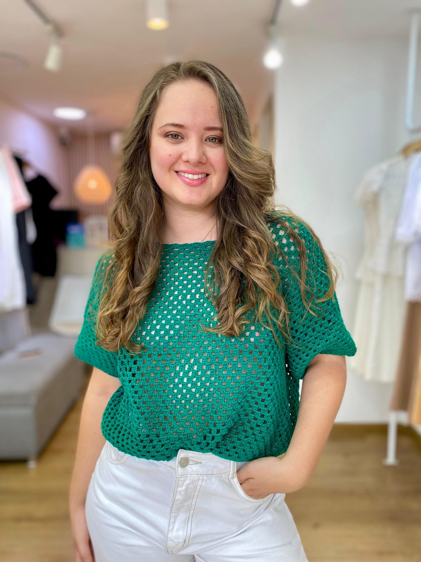 Blusa tejida manga murciélago