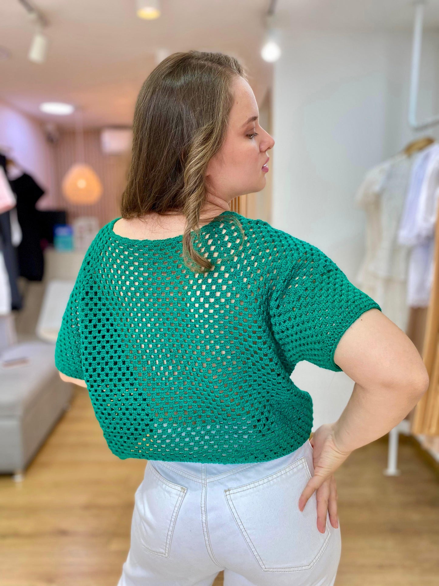 Blusa tejida manga murciélago