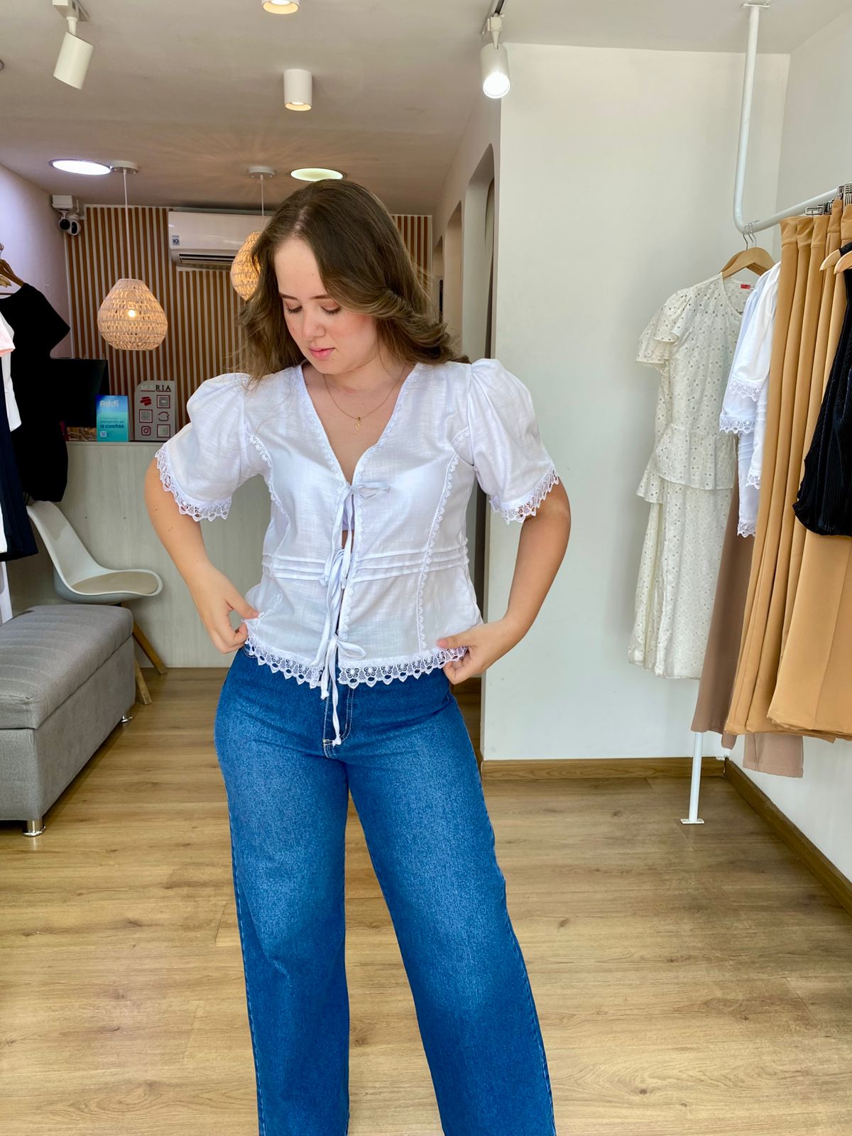 Blusa romantica