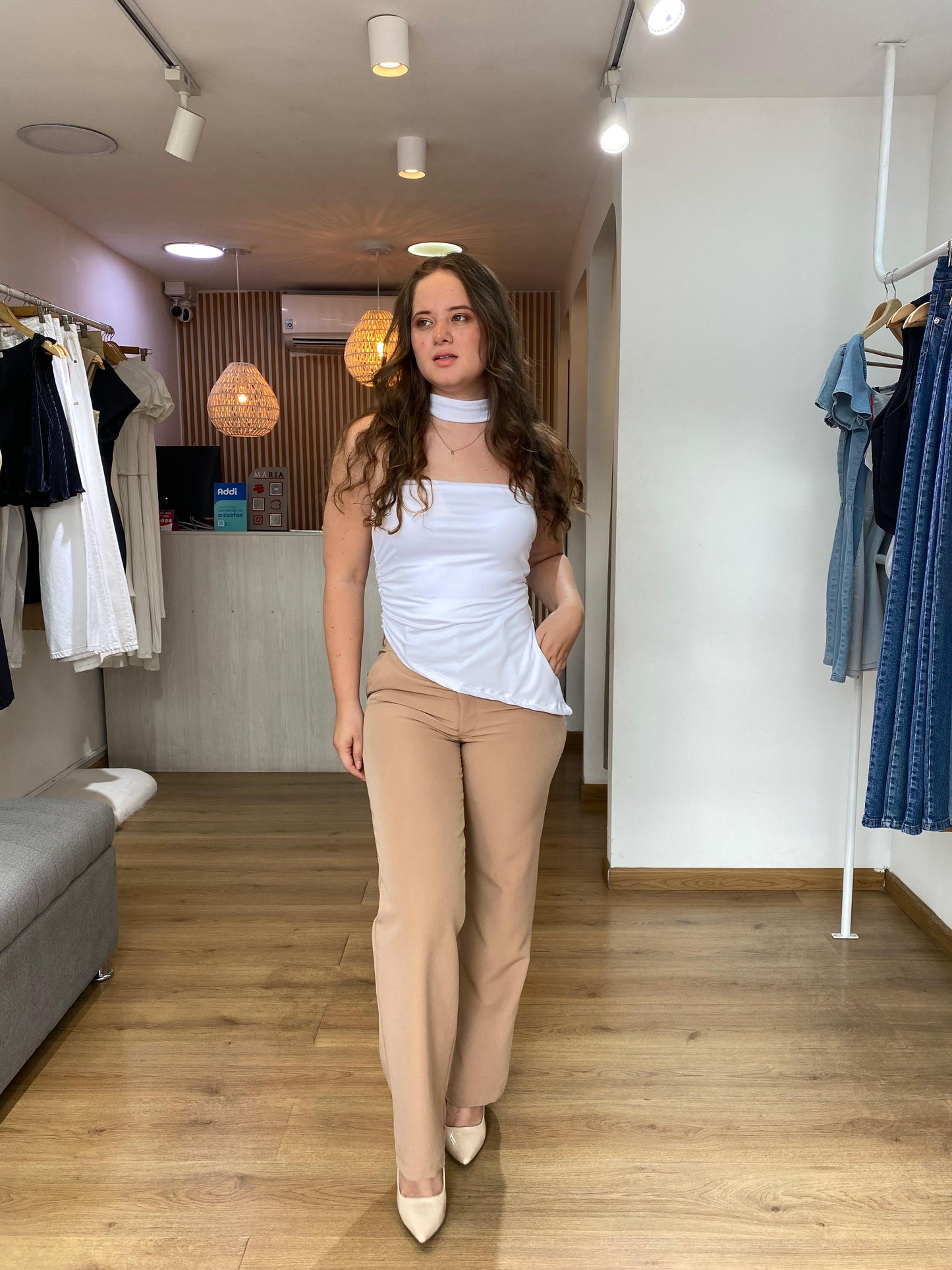 Pantalon viena cafe