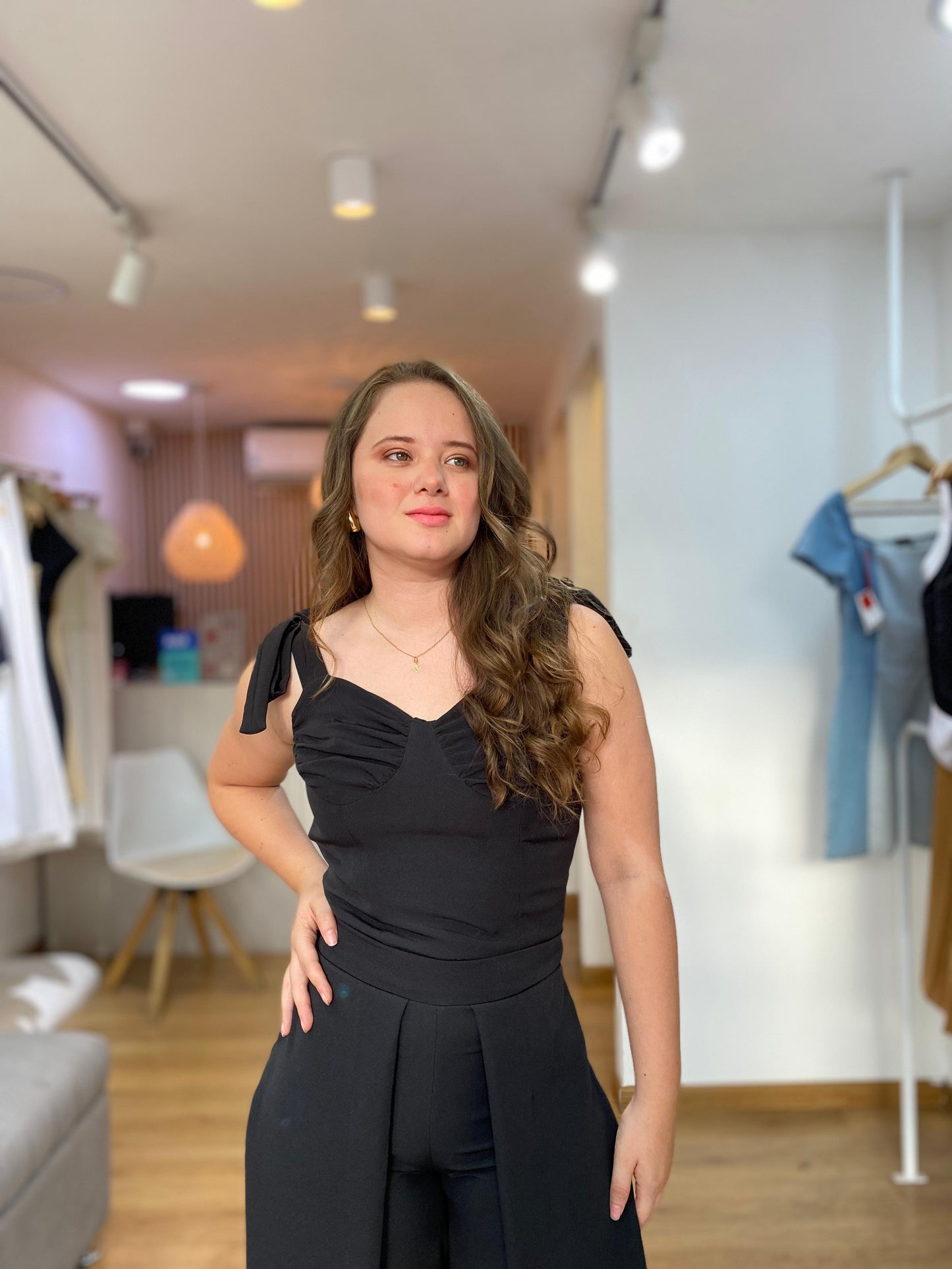 Blusa De Vuelo Negro
