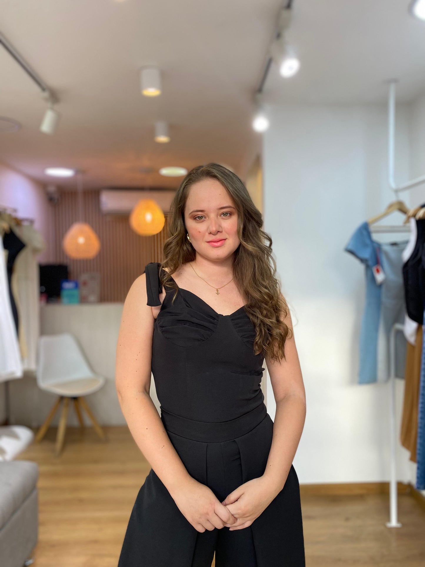 Blusa De Vuelo Negro