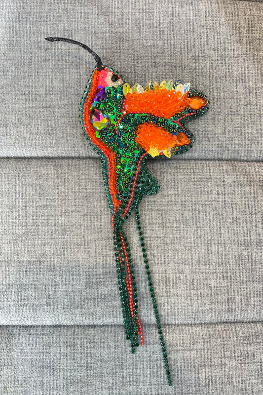 Broche De Colibrí Verde Cali