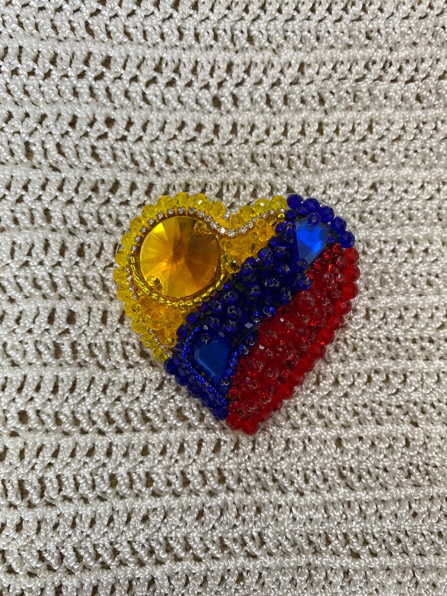 Broche De Corazones