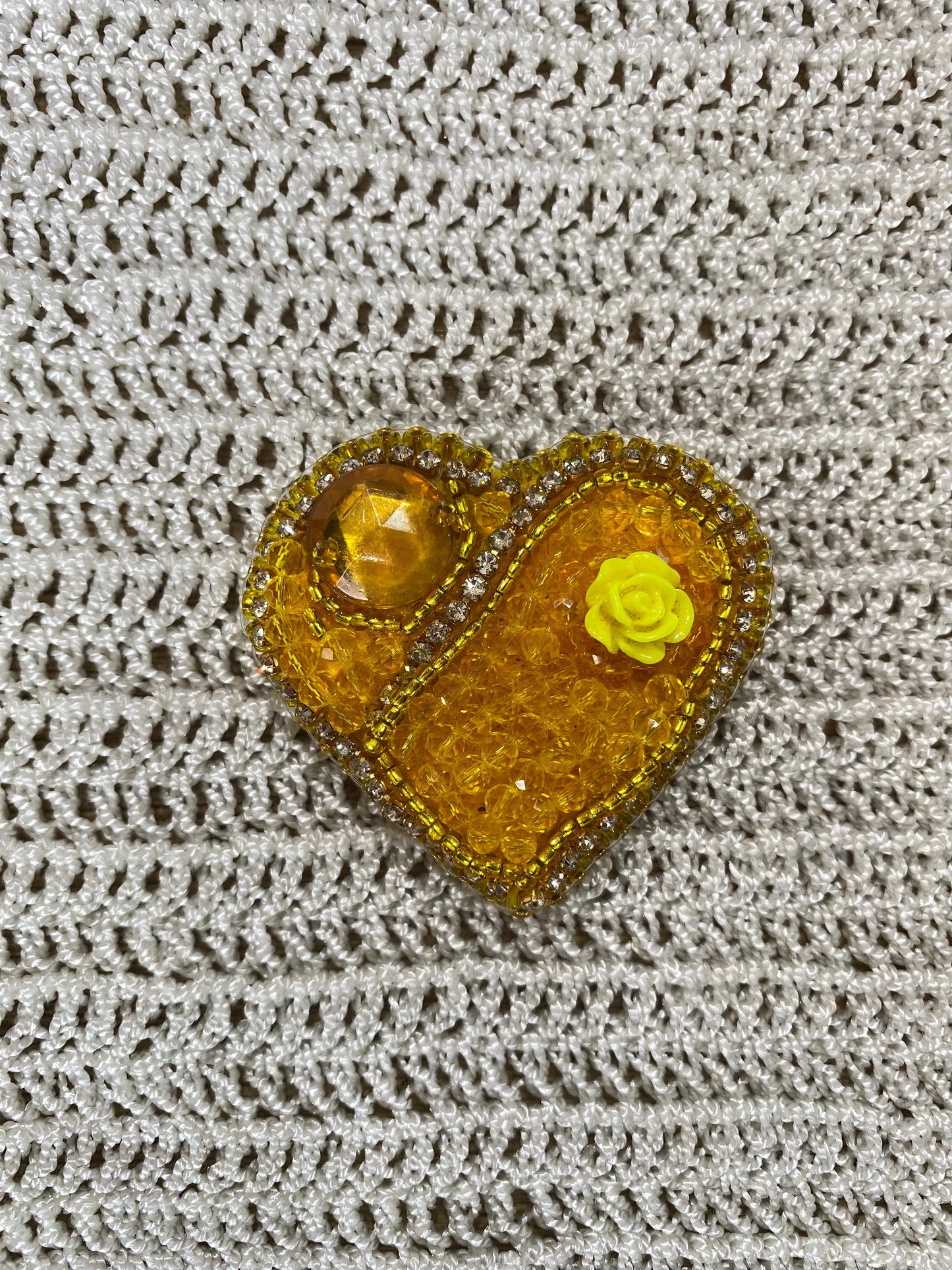 Broche De Corazones