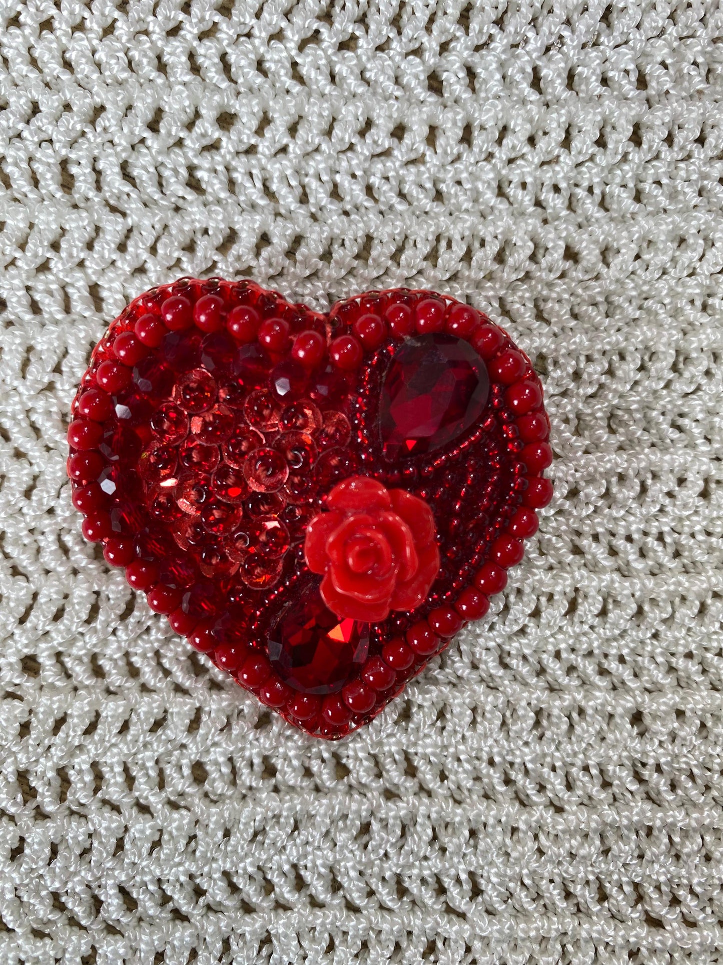 Broche De Corazones