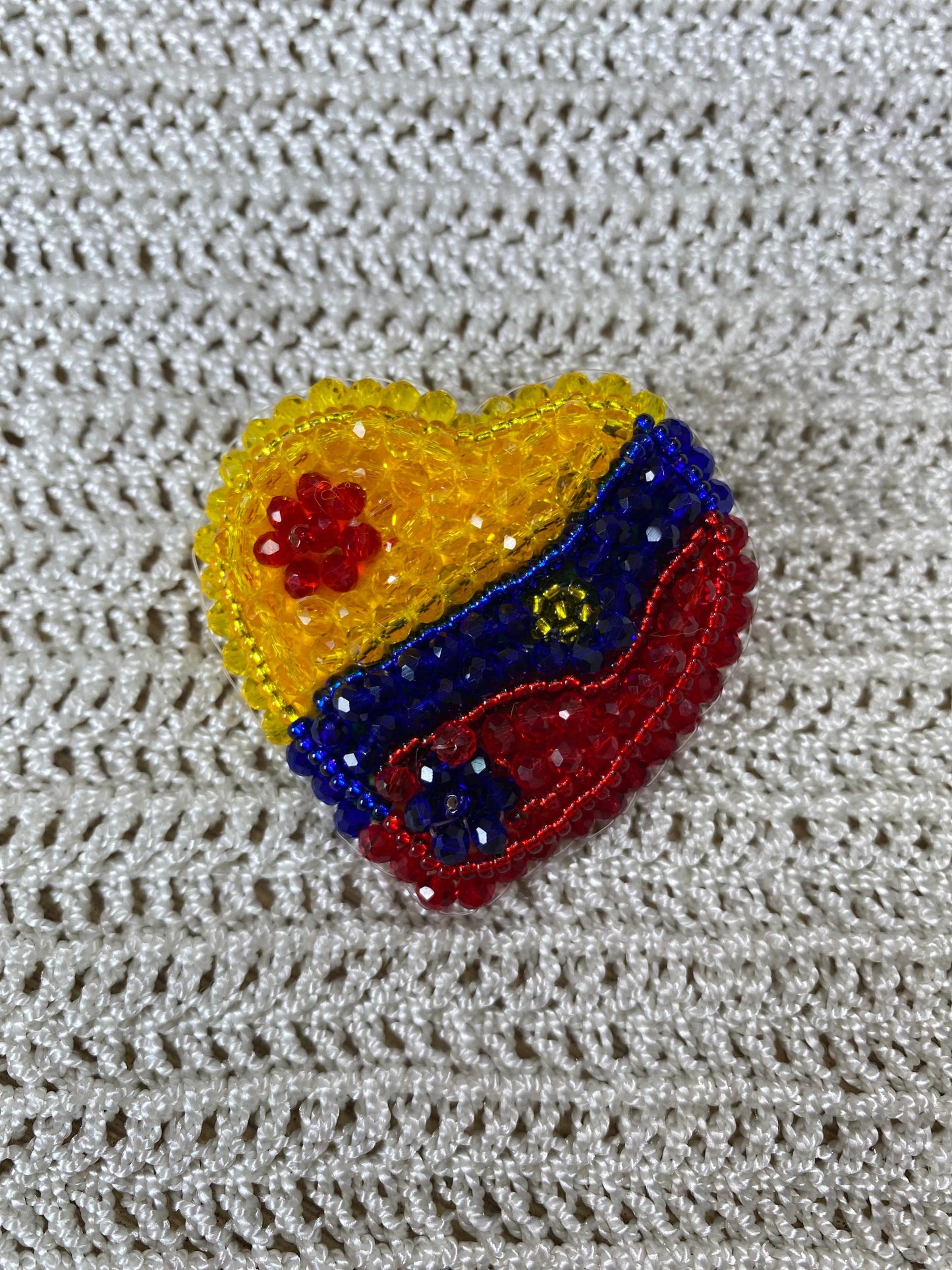 Broche De Corazones
