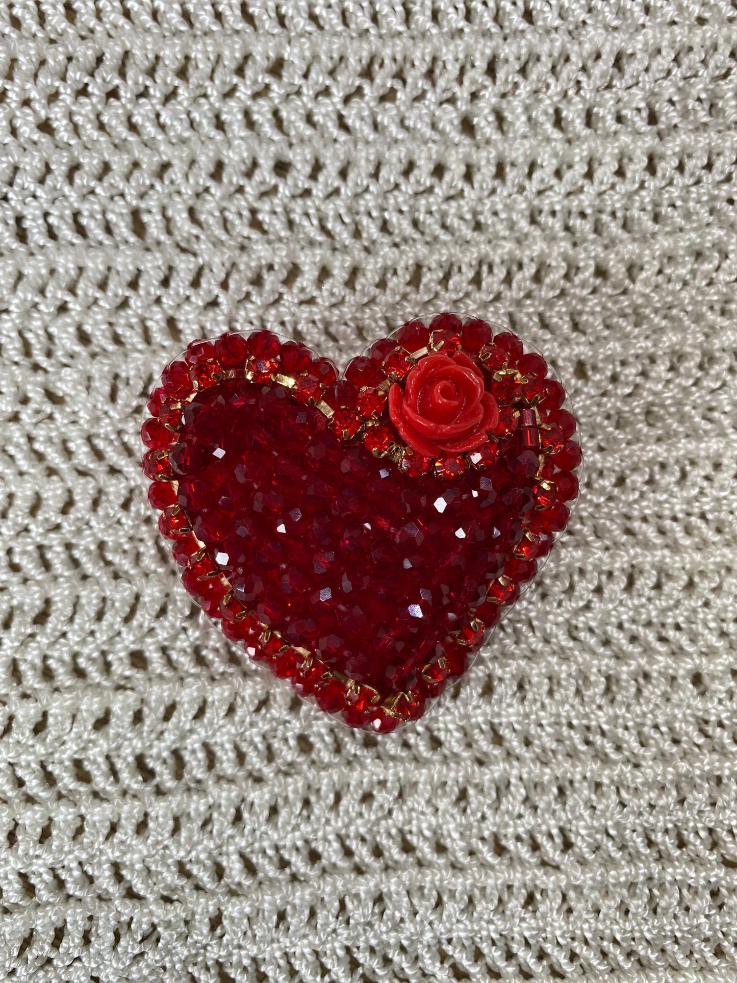 Broche De Corazones