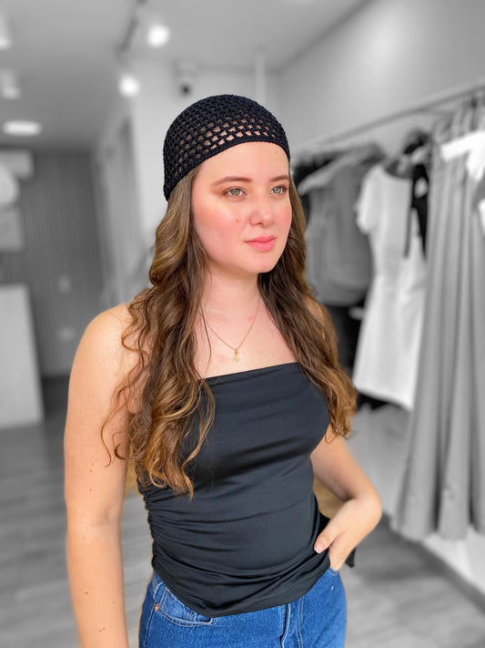 Gorro Tejido Negro