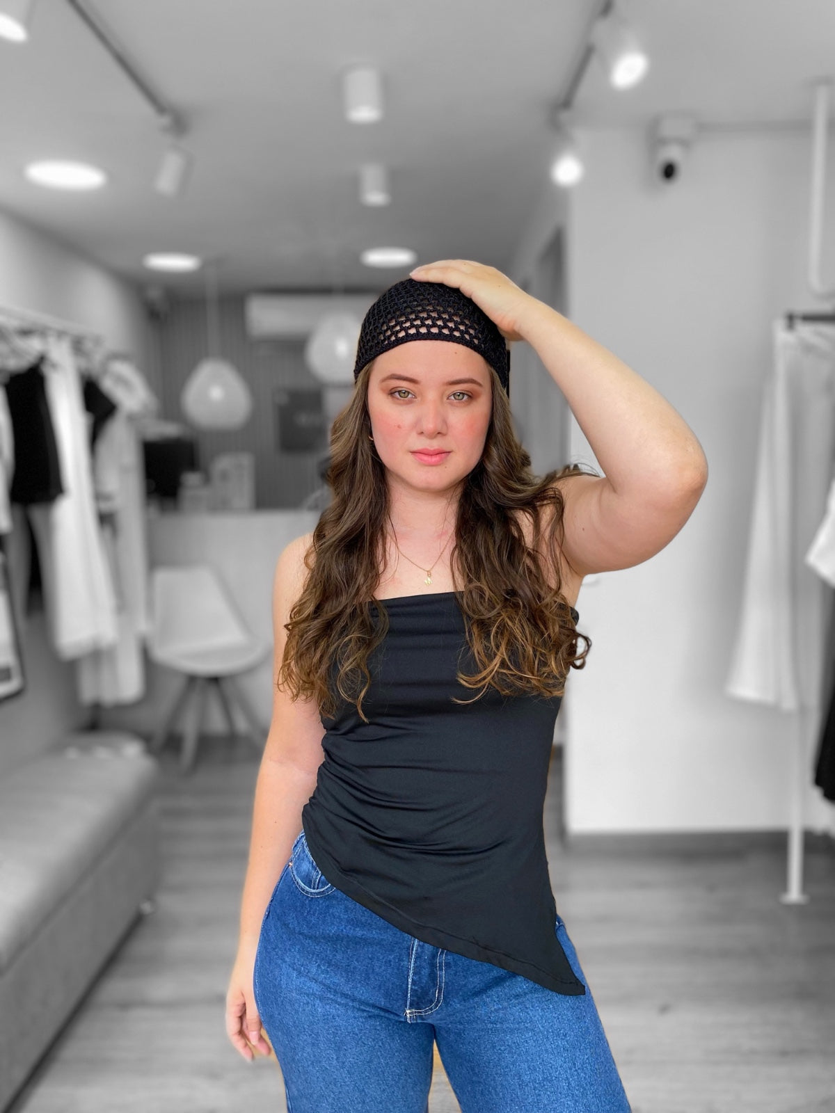 Gorro Tejido Negro