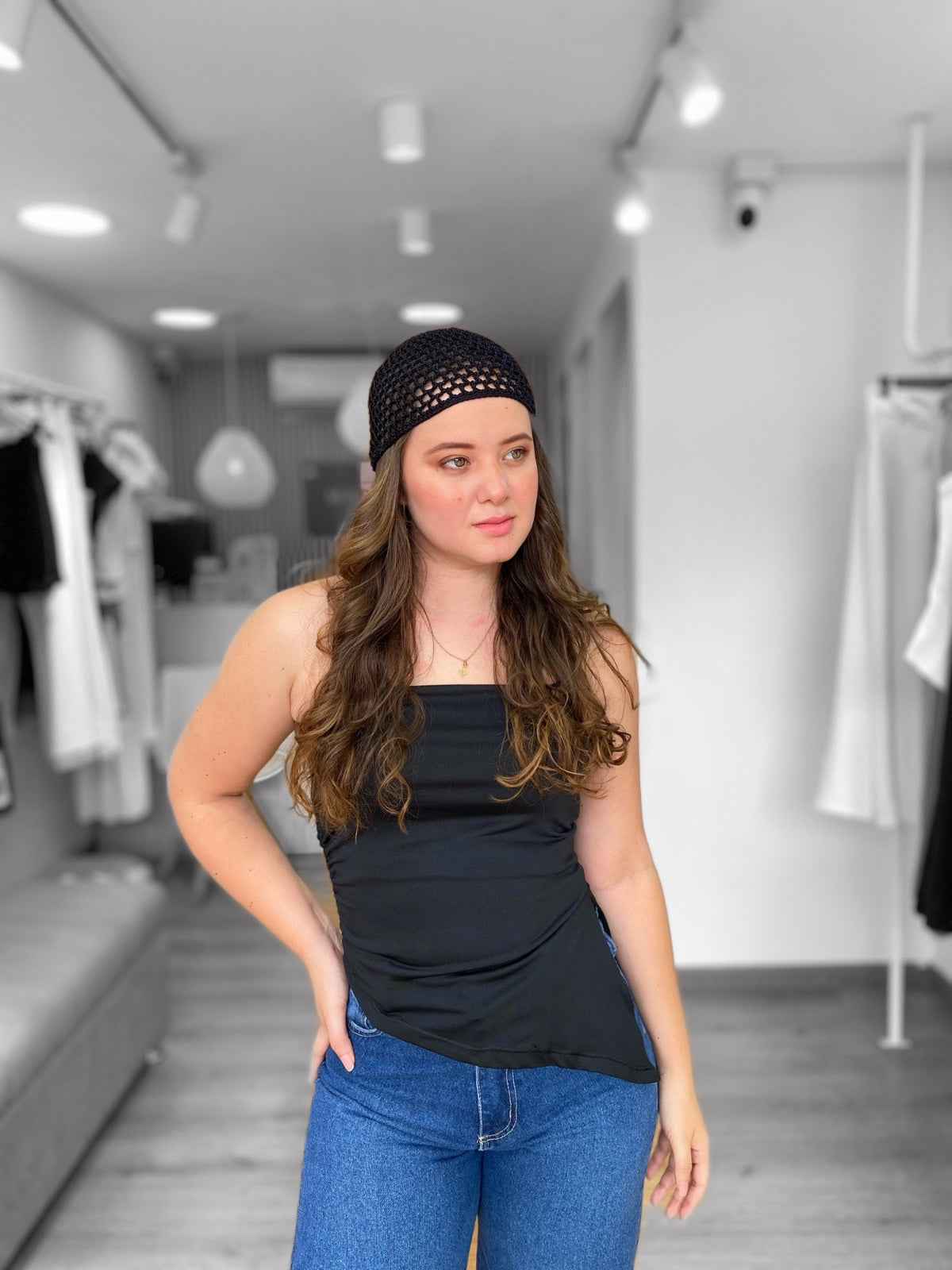 Gorro Tejido Negro