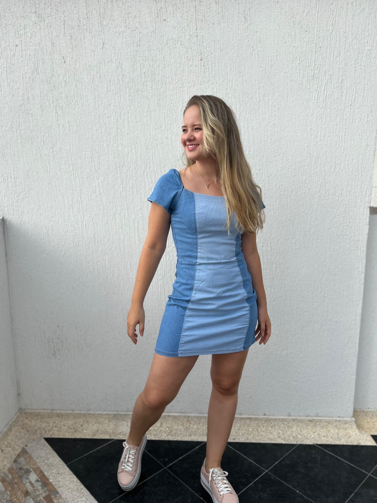 Vestido Bicolor