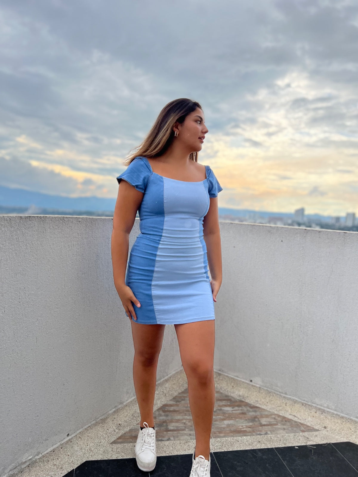 Vestido Bicolor