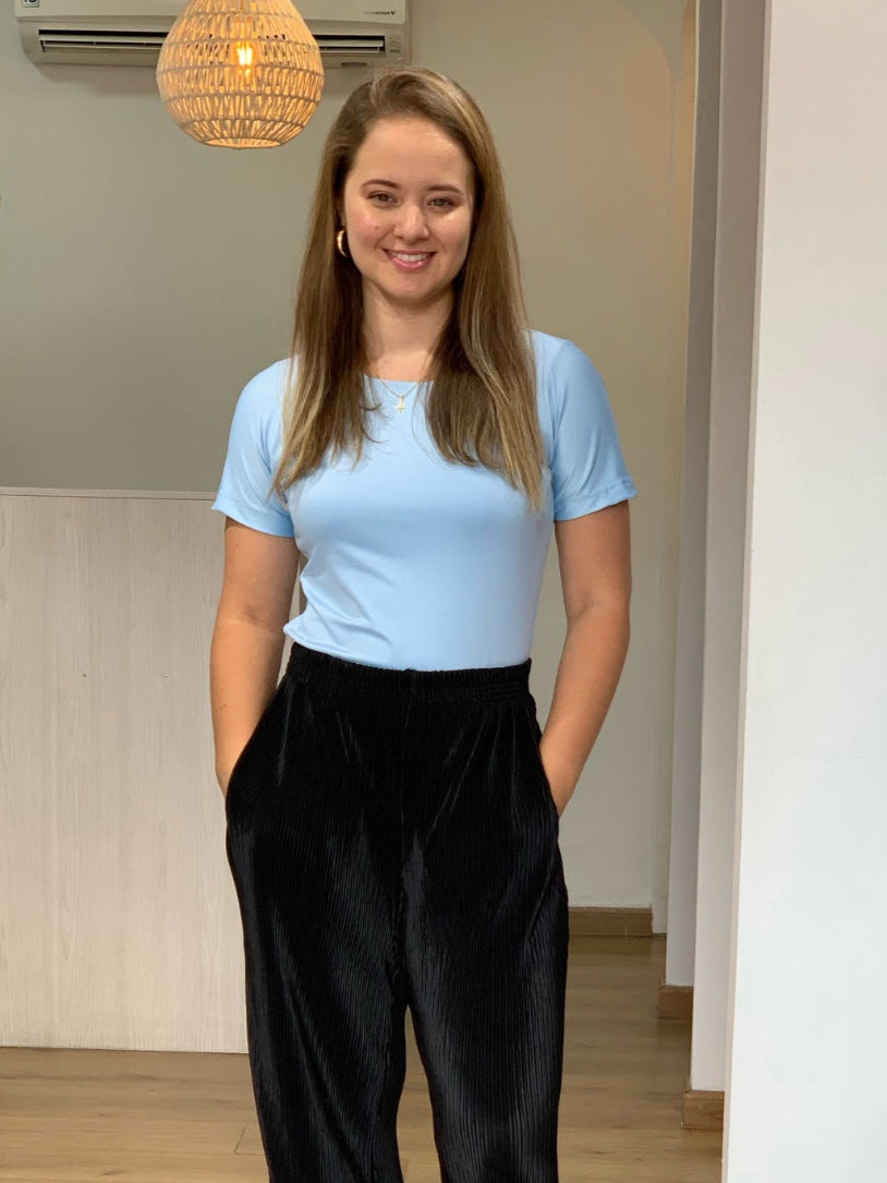 Blusa Básica Cielo