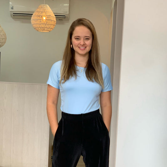Blusa Básica Cielo