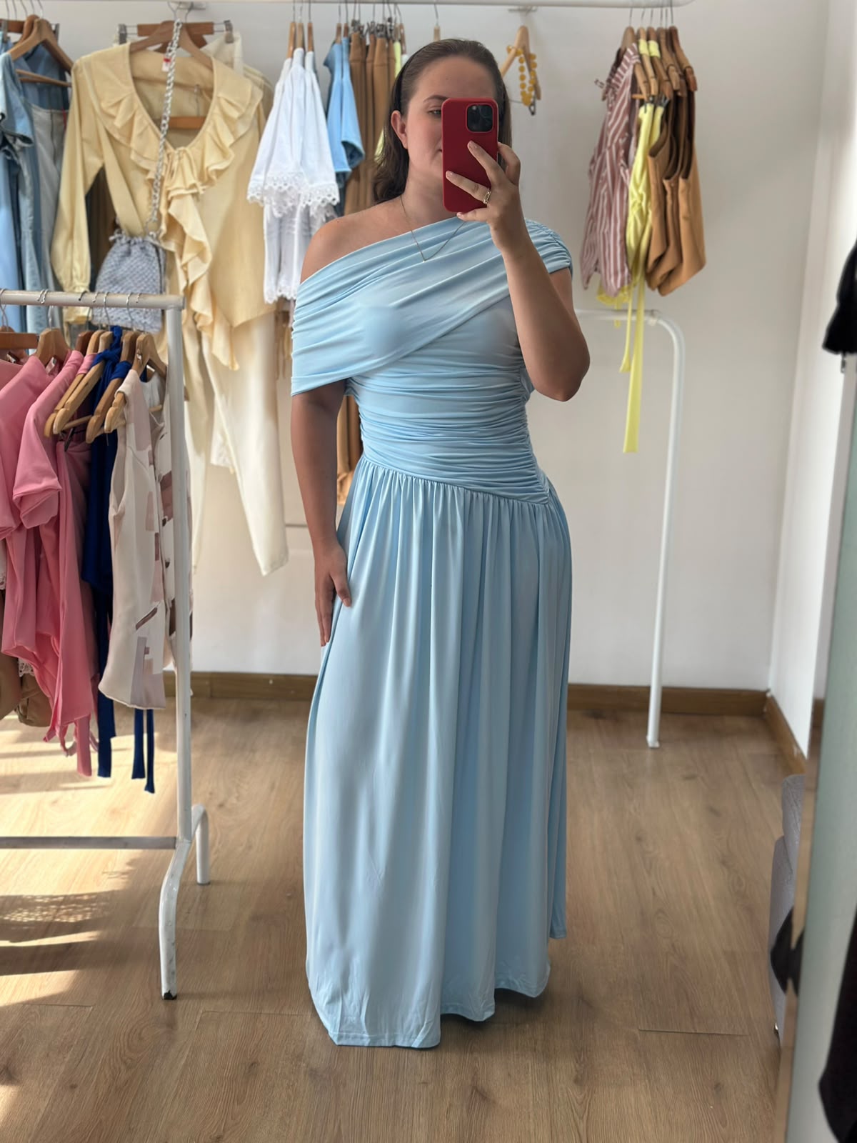 Vestido Atenea Celeste