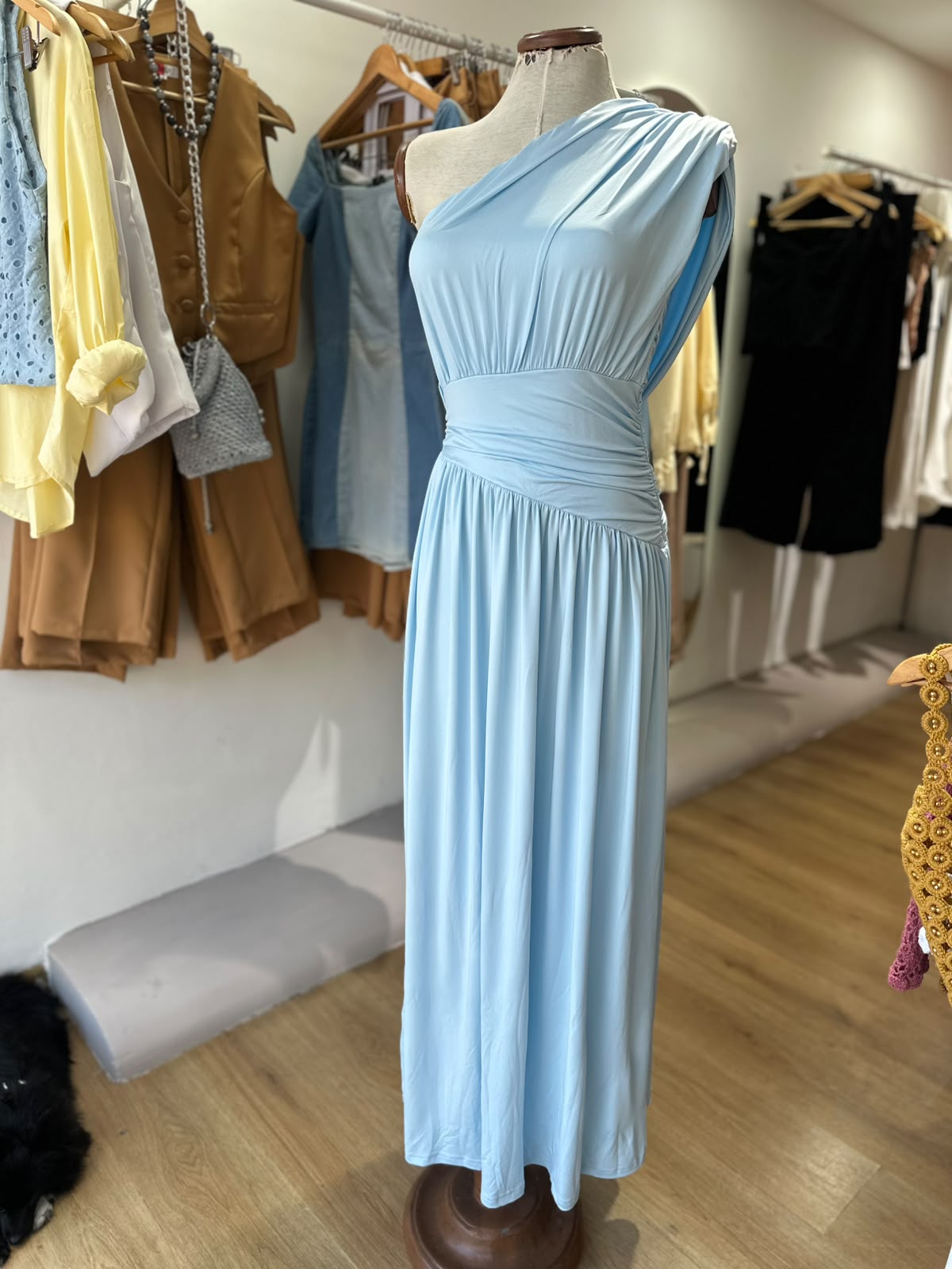 Vestido Atenea Celeste
