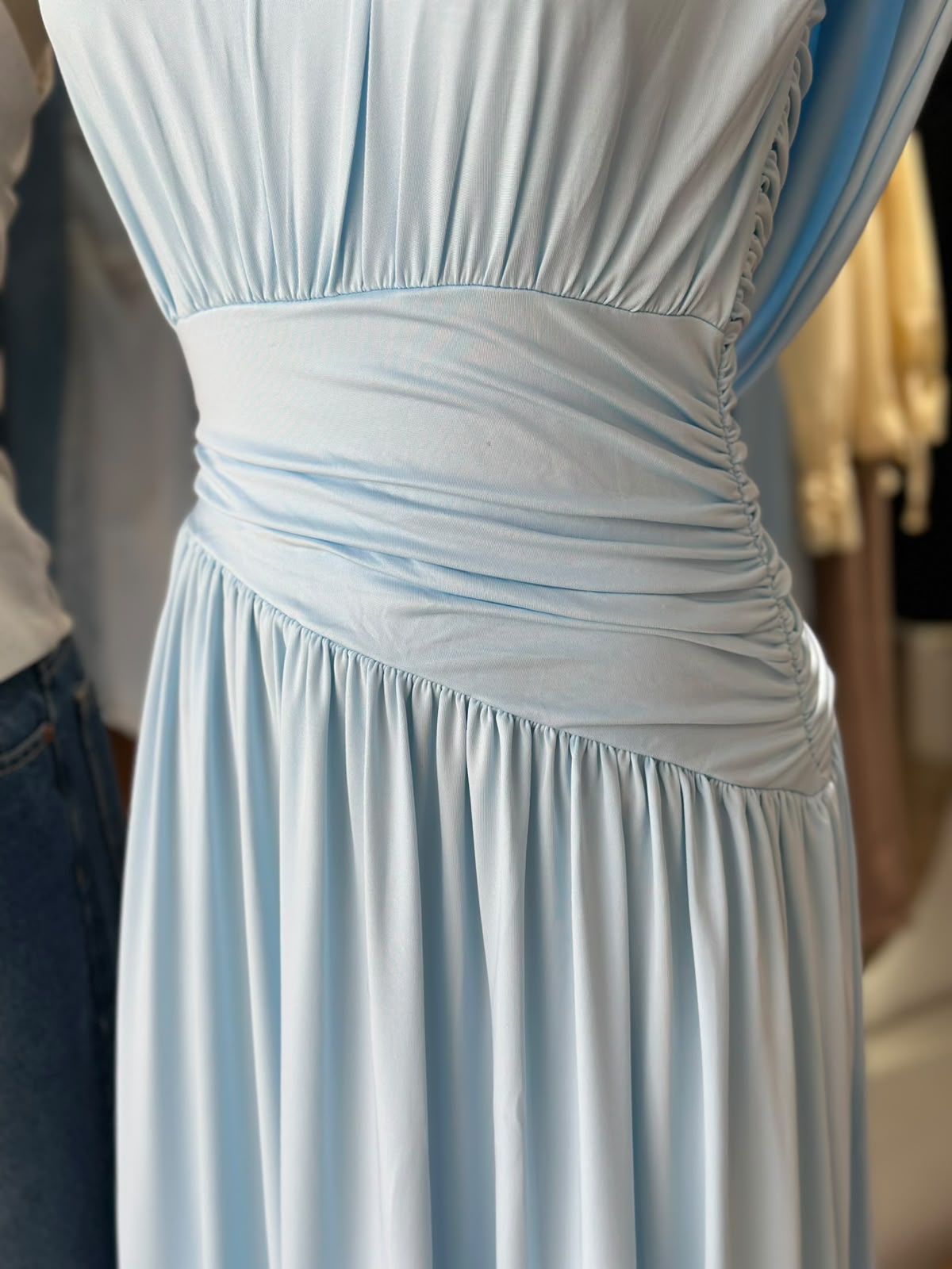 Vestido Atenea Celeste