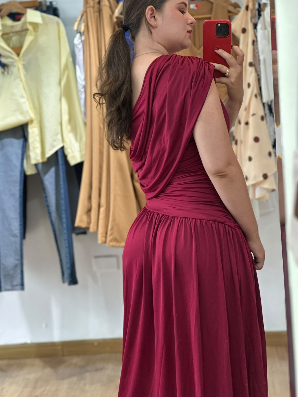 Vestido Atenea Vinotinto