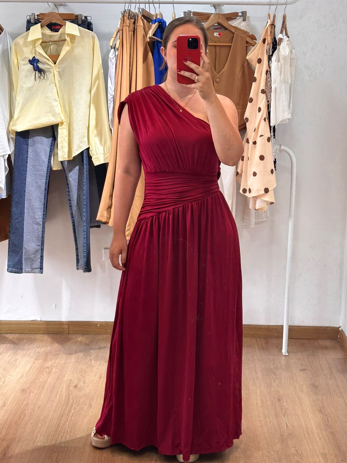 Vestido Atenea Vinotinto