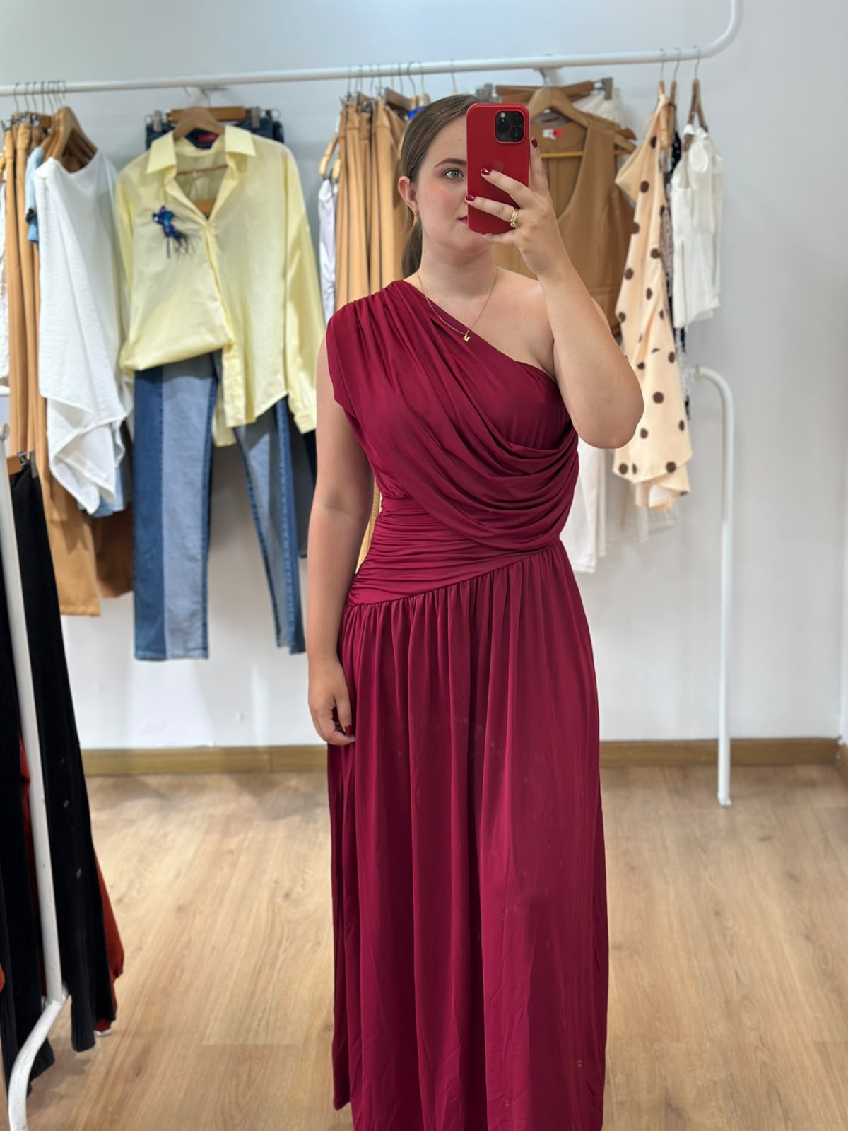 Vestido Atenea Vinotinto