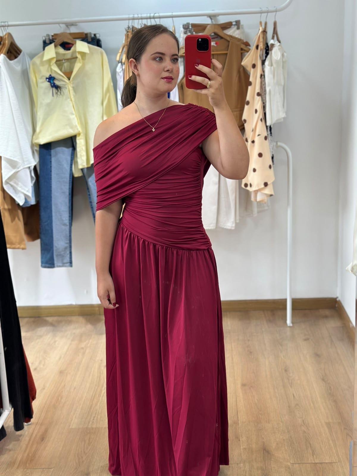 Vestido Atenea Vinotinto
