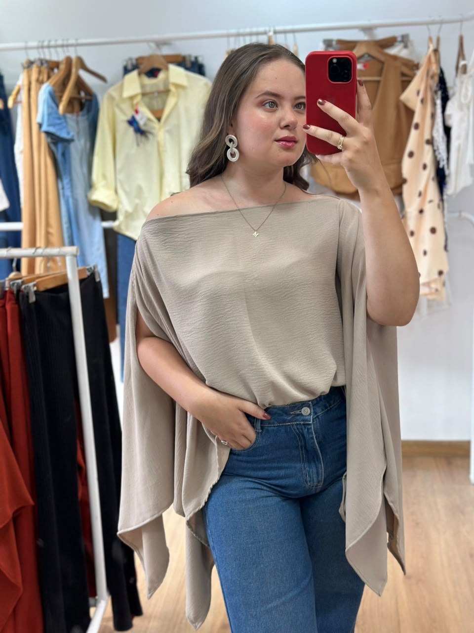 BLUSA  MILAGROS  BEIGE