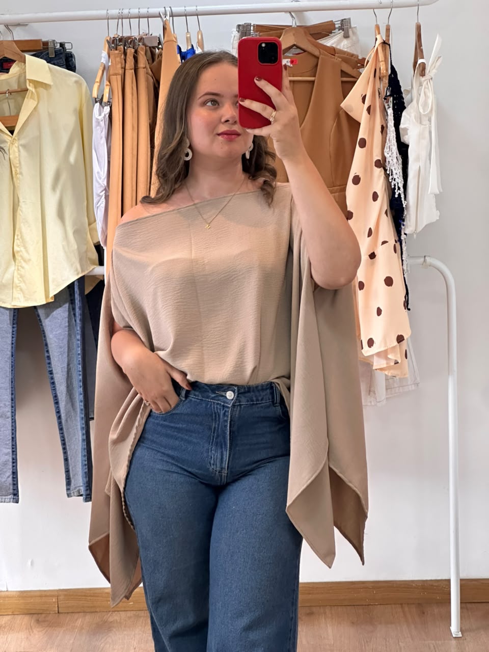BLUSA  MILAGROS  BEIGE