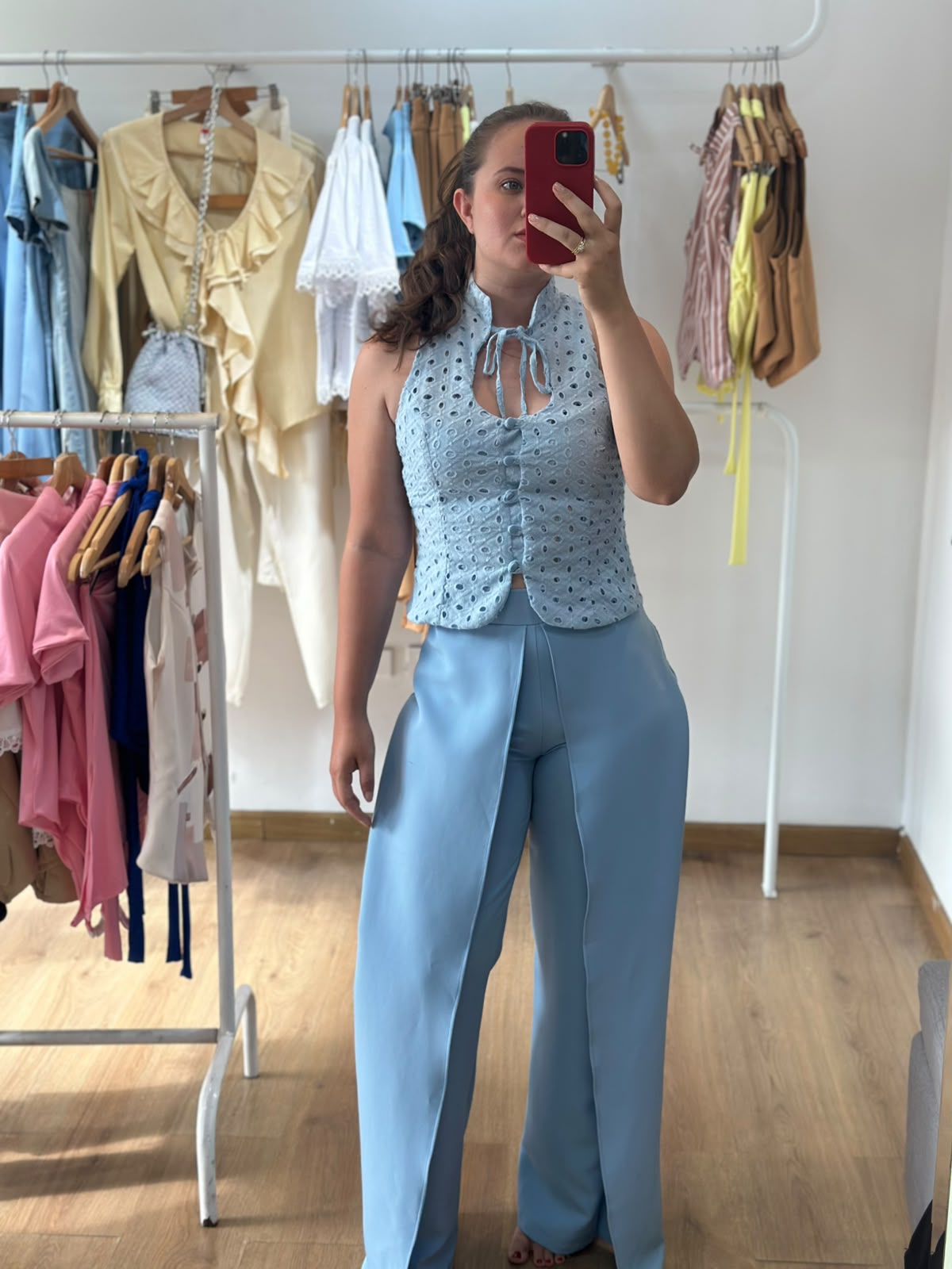Blusa tokio Celeste
