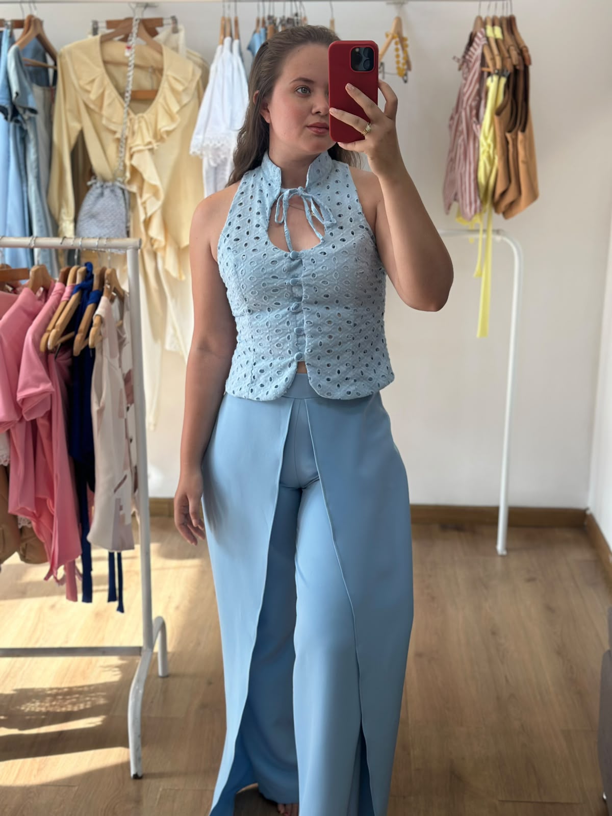 Blusa tokio Celeste