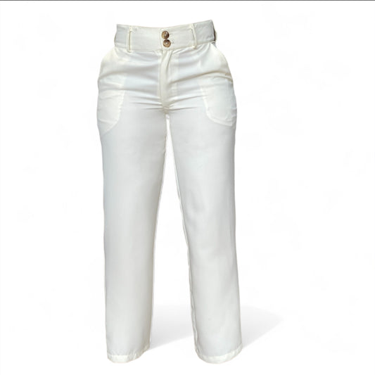 Pantalon viena marfil